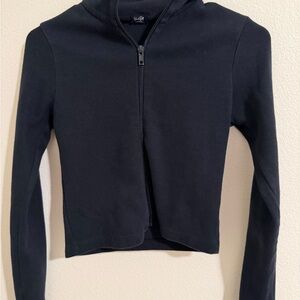 Navy blue Zip-Up top